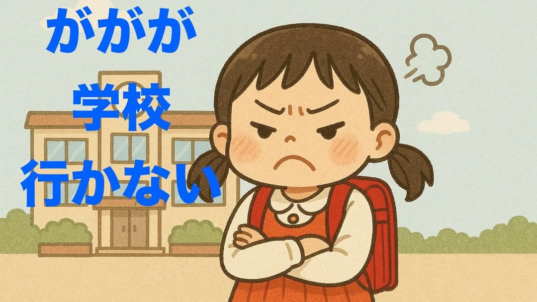 ががが学校行かない！ background image