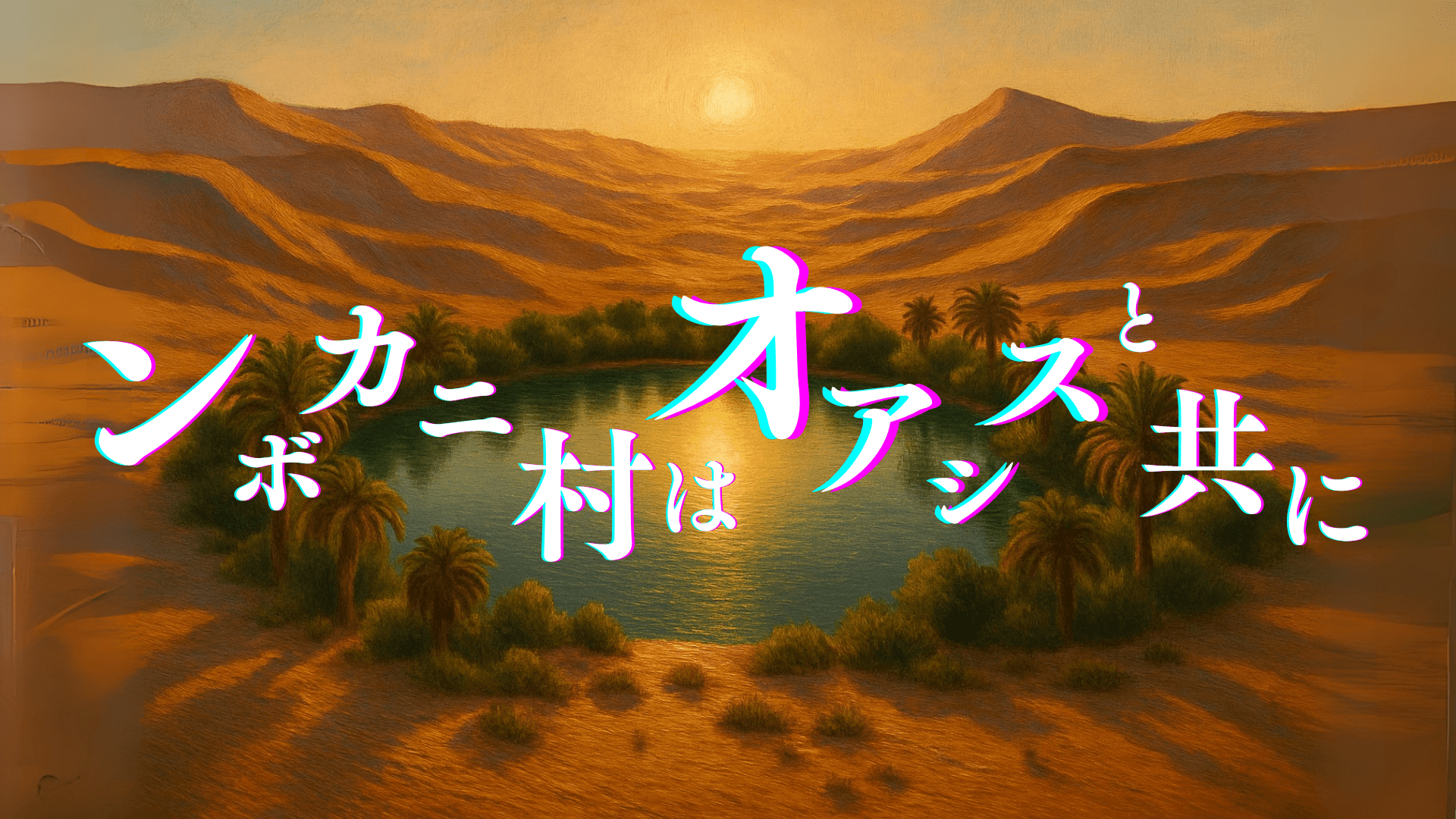 ンボカニ村はオアシスと共に