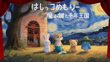 はしっコめもりー 魔法の鍵と千年王国 background image