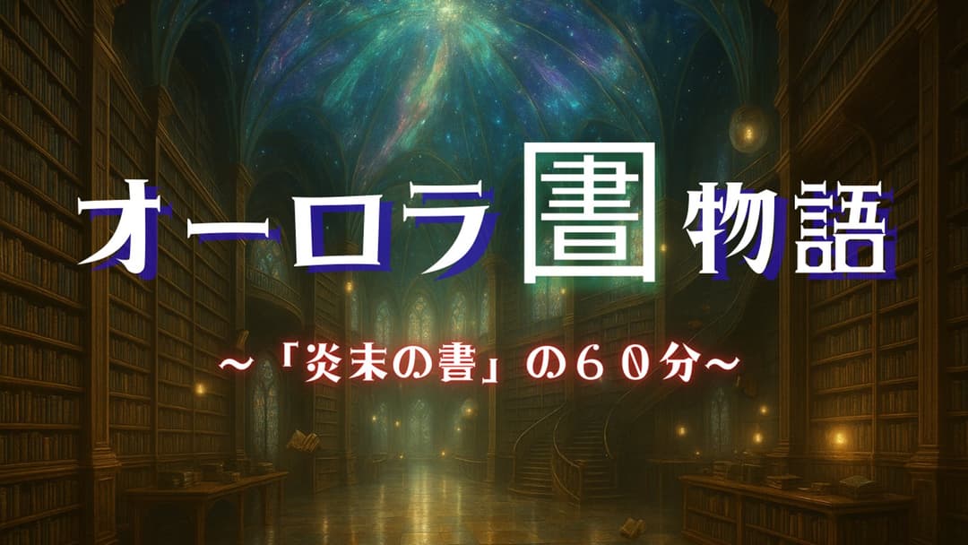 《オーロラ圕物語》炎末の書の60分 background image
