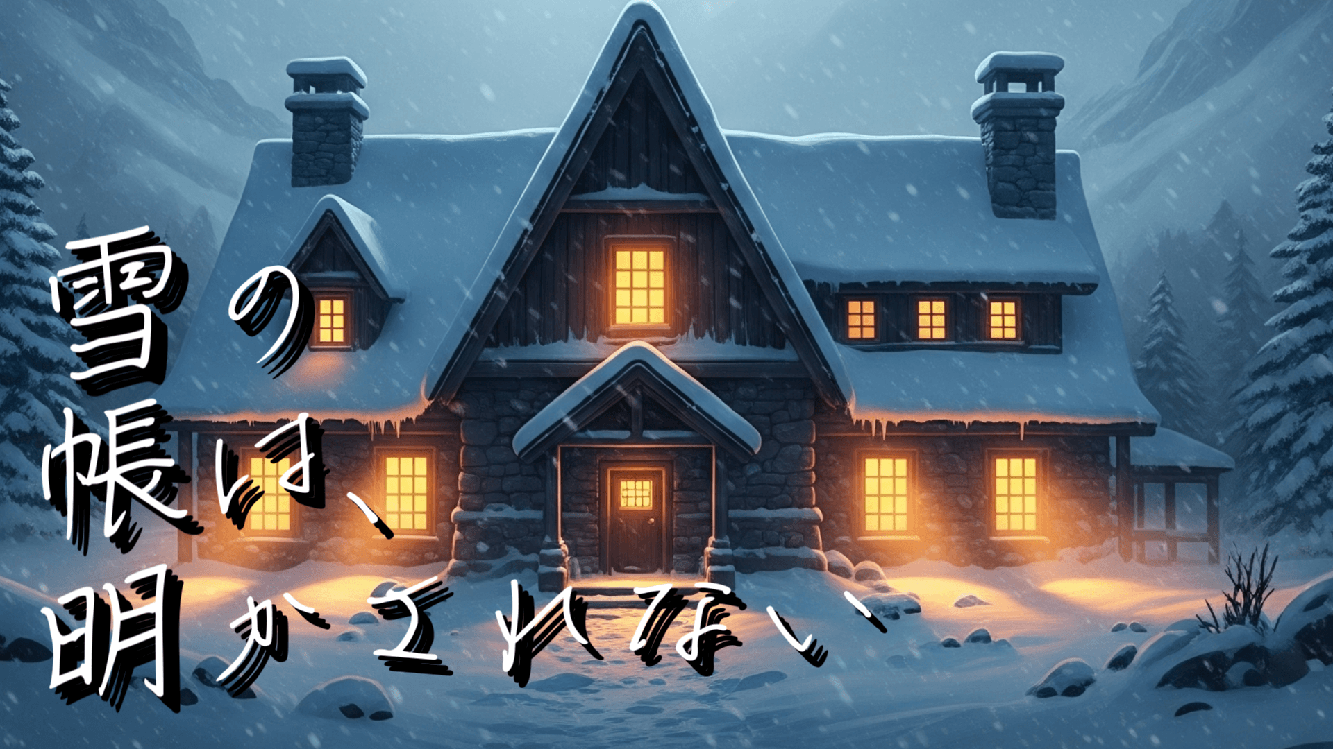 雪の帳は、明かされない